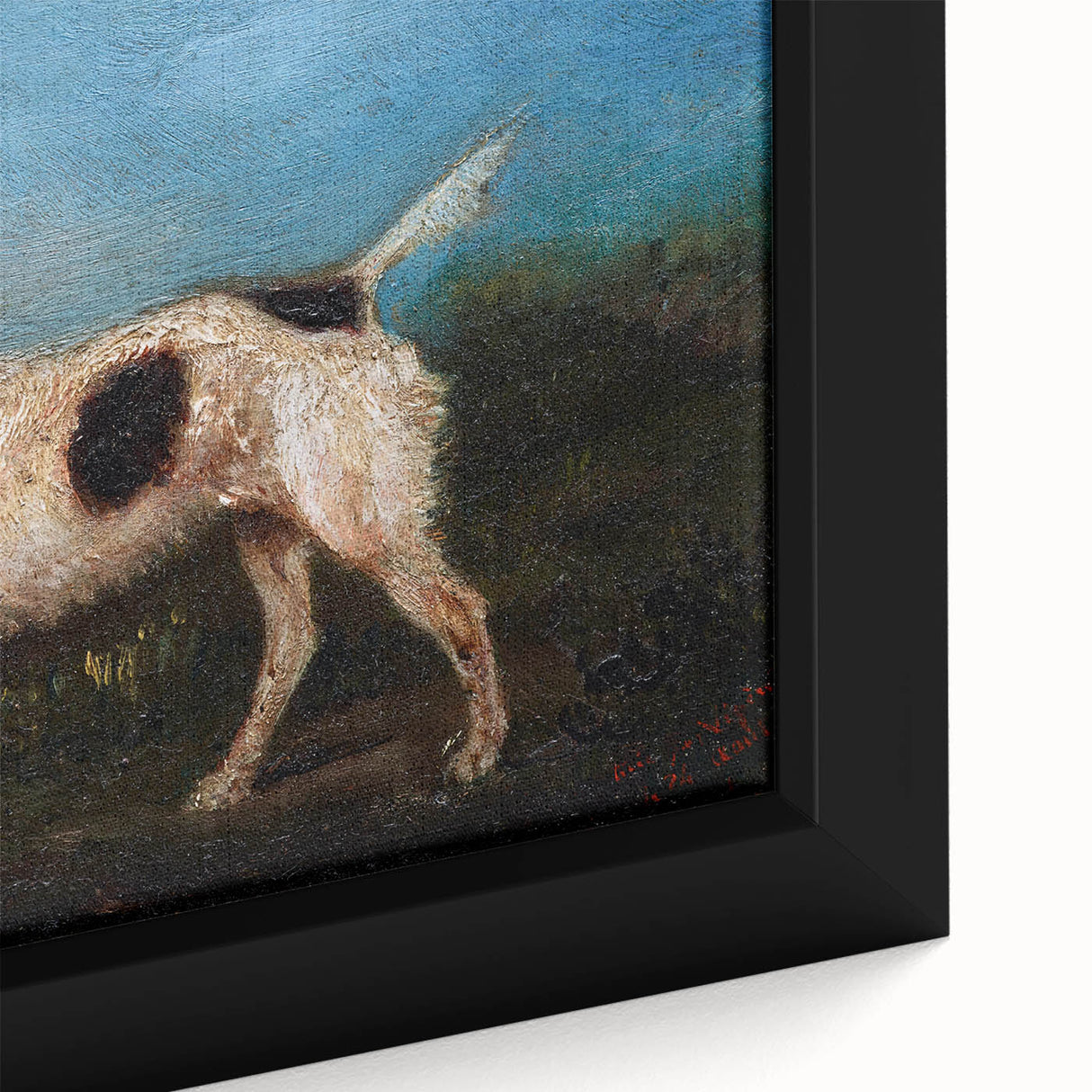 Impressionist Dog Portrait Wall Art - Toulouse-Lautrec Inspired Print