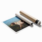 Impressionist Dog Portrait Wall Art - Toulouse-Lautrec Inspired Print