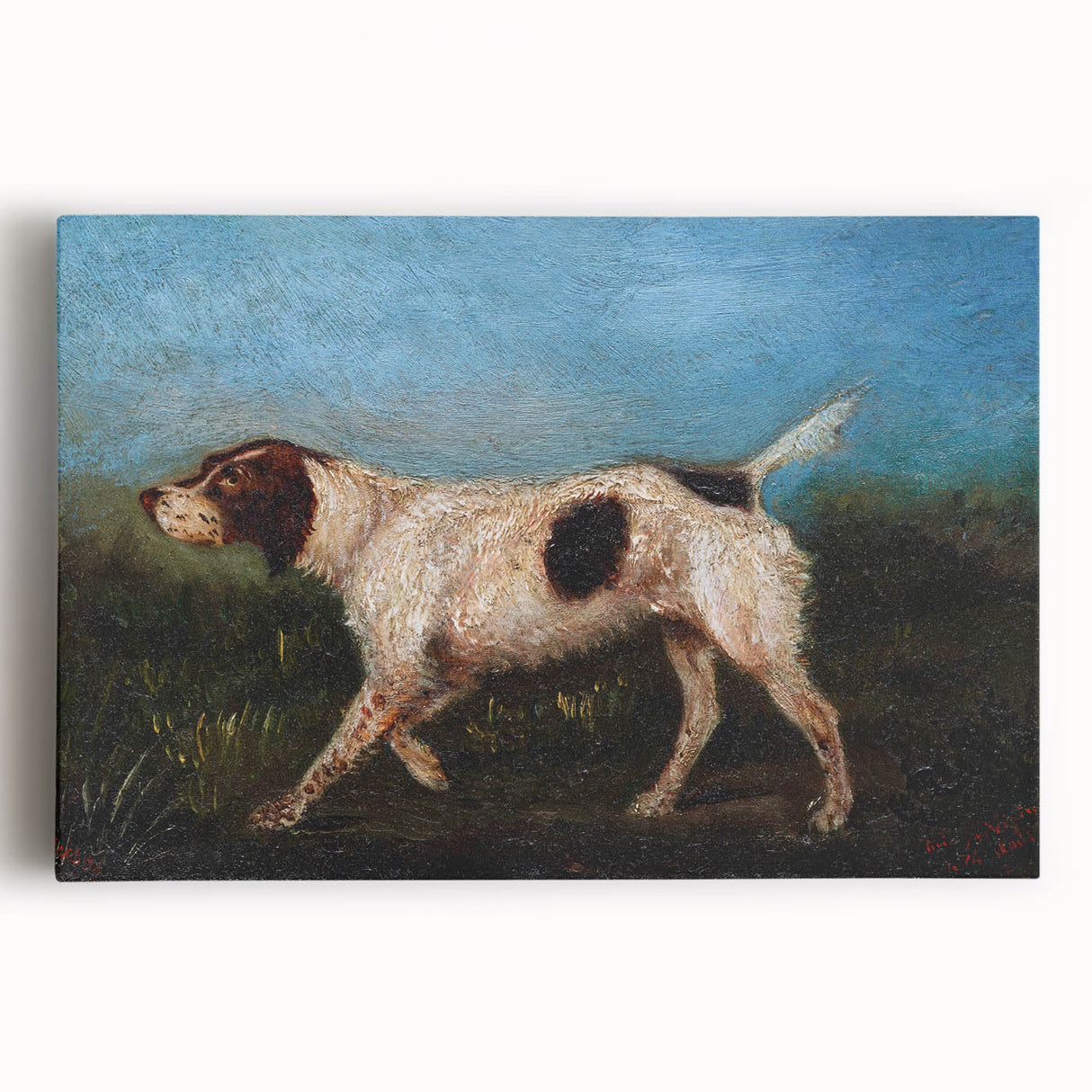 Impressionist Dog Portrait Wall Art - Toulouse-Lautrec Inspired Print
