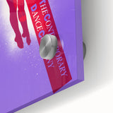 Contemporary Dance Poster - Bold Modern Wall Art in Red and Purple