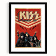 KISS Retro Wall Art Vintage Prints 80s Rock Band Poster