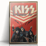 KISS Retro Wall Art Vintage Prints 80s Rock Band Poster