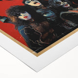 KISS Retro Wall Art Vintage Prints 80s Rock Band Poster