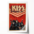 KISS Retro Wall Art Vintage Prints 80s Rock Band Poster