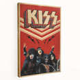 KISS Retro Wall Art Vintage Prints 80s Rock Band Poster