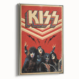 KISS Retro Wall Art Vintage Prints 80s Rock Band Poster