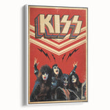 KISS Retro Wall Art Vintage Prints 80s Rock Band Poster