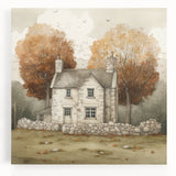 Black and white abstract tree design on large stretched canvas, ideal for kitchen wall art or bedroom ambiance.