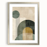 Acrylic and Canvas Art for Dining Spaces - Geometric Elegance