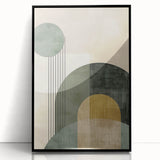 Acrylic and Canvas Art for Dining Spaces - Geometric Elegance