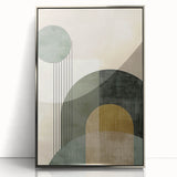 Acrylic and Canvas Art for Dining Spaces - Geometric Elegance