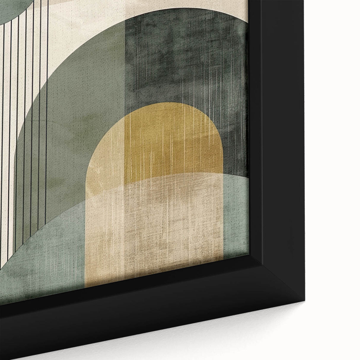 Acrylic and Canvas Art for Dining Spaces - Geometric Elegance
