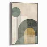 Acrylic and Canvas Art for Dining Spaces - Geometric Elegance