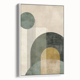 Acrylic and Canvas Art for Dining Spaces - Geometric Elegance