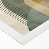 Acrylic and Canvas Art for Dining Spaces - Geometric Elegance