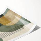 Acrylic and Canvas Art for Dining Spaces - Geometric Elegance