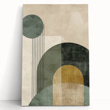 Acrylic and Canvas Art for Dining Spaces - Geometric Elegance