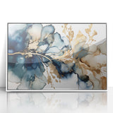 Fluid Abstract Living Room Wall Art - Modern Canvas Print