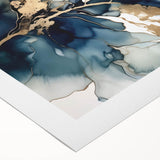 Fluid Abstract Living Room Wall Art - Modern Canvas Print