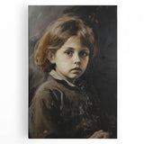 Abstract figurative stretched canvas artwork showcasing vibrant colors and dynamic shapes, perfect for modern interior decor. Ideal for enhancing artistic spaces.