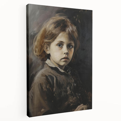 Abstract figurative wall art on stretched canvas showcasing vibrant colors and dynamic shapes, viewed from the side, perfect for contemporary home decor.
