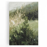 Abstract floral stretched canvas artwork showcasing vibrant colors, intricate flower patterns, and a modern design, perfect for enhancing home decor aesthetics.