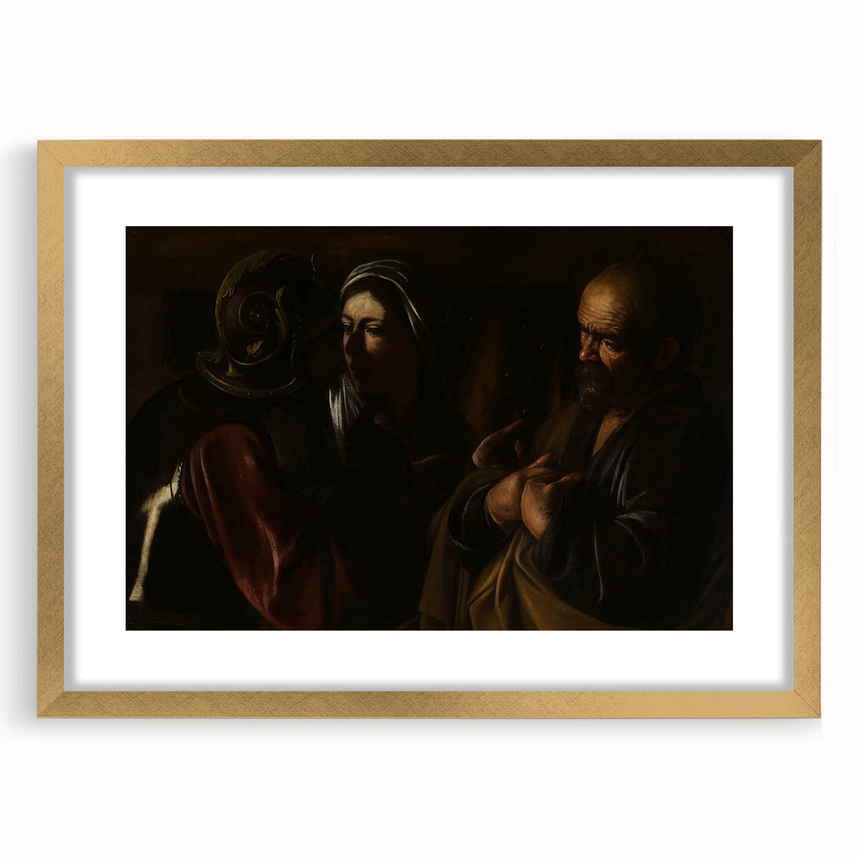 Baroque and Rococo Wall Art - Denial of Saint Peter - Classic Print