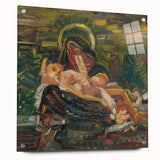 Expressionist Art - Pietà Abstract Expressionism Wall Art for Sale
