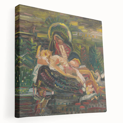 Expressionist Art - Pietà Abstract Expressionism Wall Art for Sale