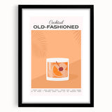 Extra large abstract art print with vibrant, colorful textures on a black framed canvas, ideal for living room decor.