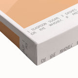 Large art of a black and white landscape painting on stretched canvas, ideal for bedroom wall decor.