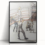 Impressionist Circus Wall Art - Toulouse-Lautrec's Acrobats Print
