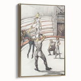 Impressionist Circus Wall Art - Toulouse-Lautrec's Acrobats Print