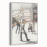 Impressionist Circus Wall Art - Toulouse-Lautrec's Acrobats Print