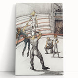 Impressionist Circus Wall Art - Toulouse-Lautrec's Acrobats Print