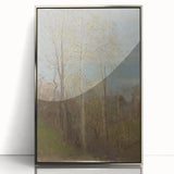 Spring Motif - Tranquil Landscape Wall Art in Soft, Earthy Tones