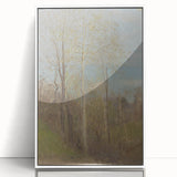 Spring Motif - Tranquil Landscape Wall Art in Soft, Earthy Tones