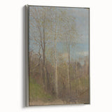 Spring Motif - Tranquil Landscape Wall Art in Soft, Earthy Tones