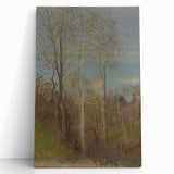 Spring Motif - Tranquil Landscape Wall Art in Soft, Earthy Tones