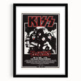 KISS Retro Wall Art Vintage Prints Black and White Poster