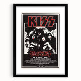 KISS Retro Wall Art Vintage Prints Black and White Poster
