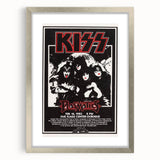 KISS Retro Wall Art Vintage Prints Black and White Poster