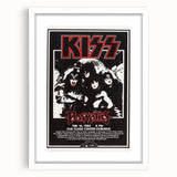 KISS Retro Wall Art Vintage Prints Black and White Poster