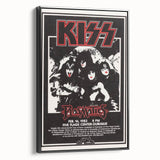 KISS Retro Wall Art Vintage Prints Black and White Poster
