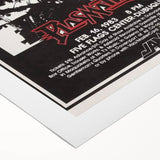 KISS Retro Wall Art Vintage Prints Black and White Poster