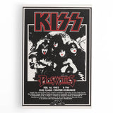 KISS Retro Wall Art Vintage Prints Black and White Poster