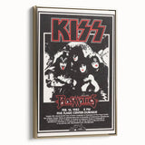 KISS Retro Wall Art Vintage Prints Black and White Poster