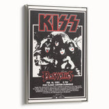 KISS Retro Wall Art Vintage Prints Black and White Poster