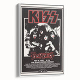 KISS Retro Wall Art Vintage Prints Black and White Poster