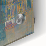 Gothic Realism Art Print of Košice Cathedral Interior with Stained Glass